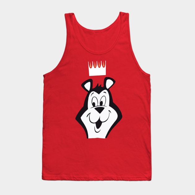 Hamm's Bear with a White Crown Tank Top by Eugene and Jonnie Tee's